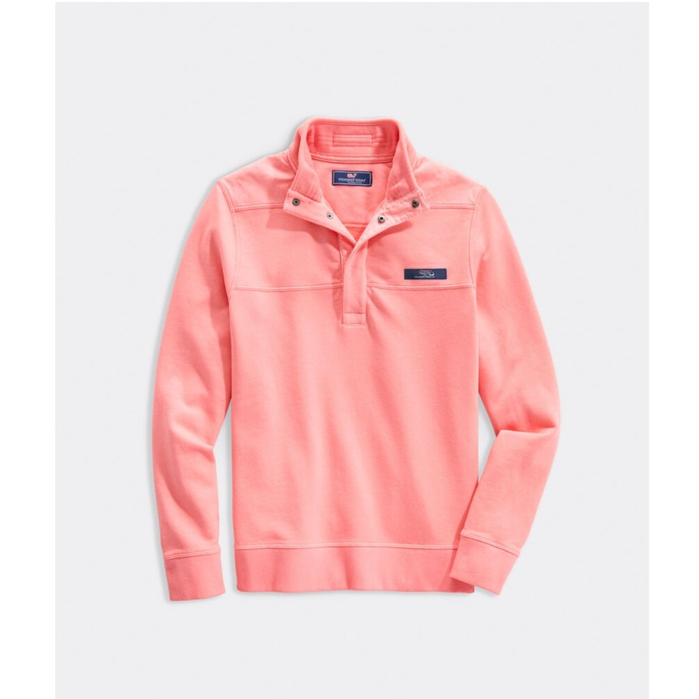 Vineyard Vines Mens The Shep‎ Shirt Pullover Coral Reef Small